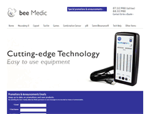 Tablet Screenshot of beemedic.com